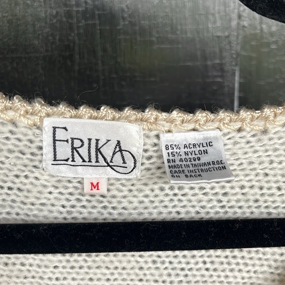 Vintage Erika Knit Sweater Size Medium - Picture 3 of 5